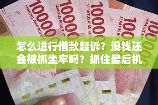 北京怎么进行借款起诉？没钱还会被抓坐牢吗？抓住最后机会！