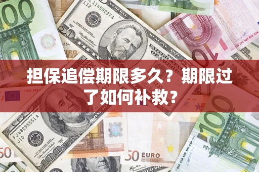 北京担保追偿期限多久？期限过了如何补救？