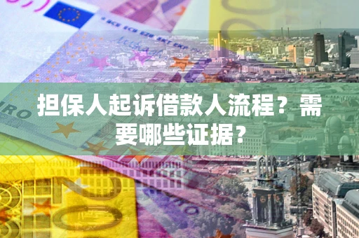 北京担保人起诉借款人流程?需要哪些证据? 北京担保人起诉借款人流程?需要哪些证据?