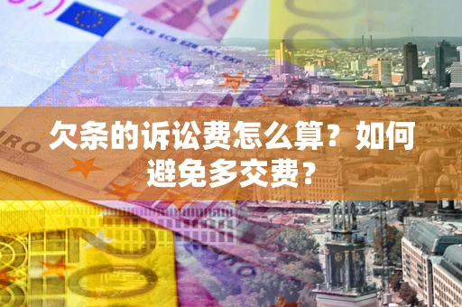 北京欠条的诉讼费怎么算？如何避免多交费？