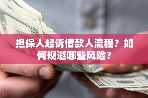 北京担保人起诉借款人流程？如何规避哪些风险？